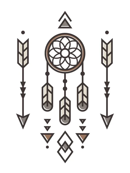 Native American ornament — Stock Vector