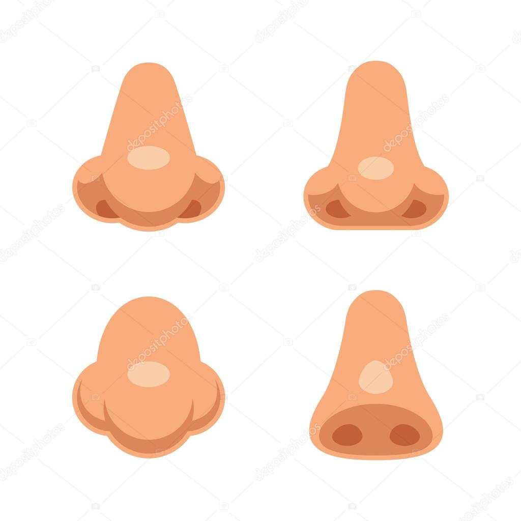 Cartoon noses set