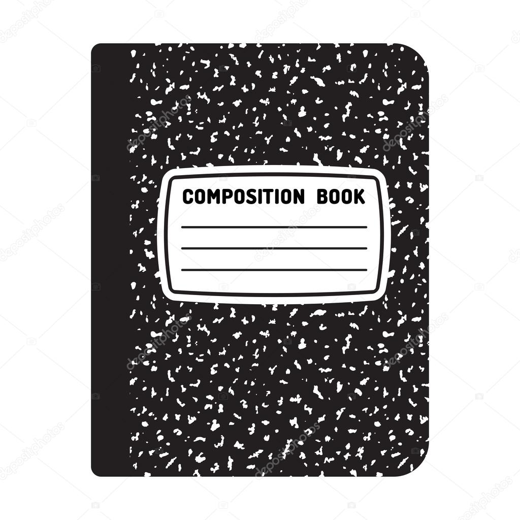 Composition notebook illustration