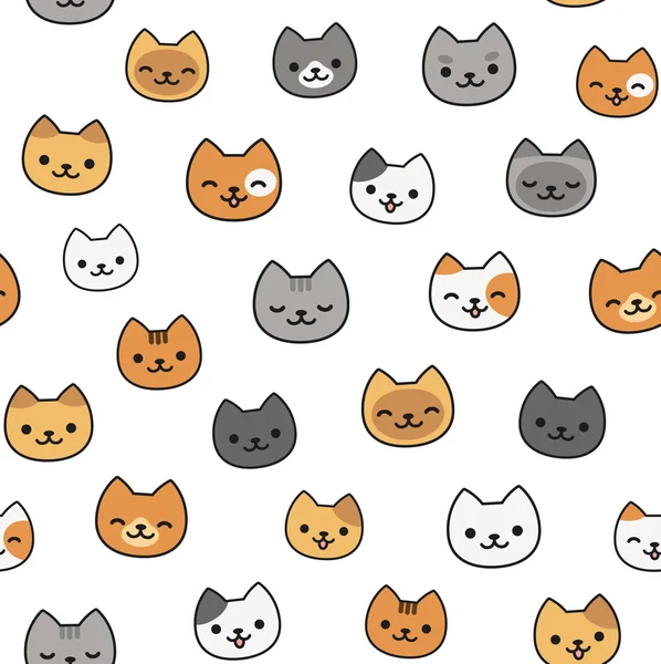Modèle de chat mignon — Image vectorielle