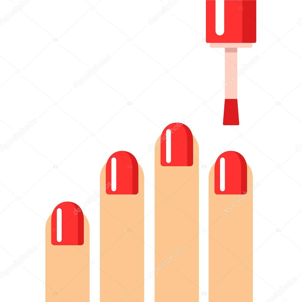 Vetores de Mãos Pintar As Unhas e mais imagens de Esmalte - Cosmético -  Esmalte - Cosmético, Unha, Manicure - iStock