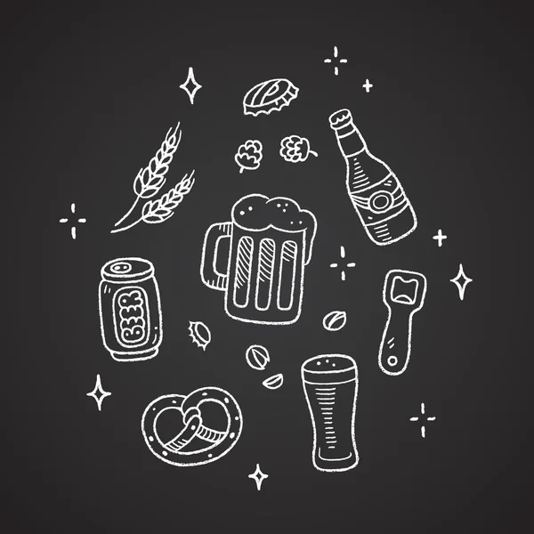 Tebeşir bira karalamalar