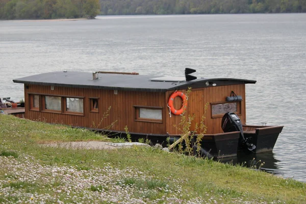 Ein Kahn Auf Der Loire — Stockfoto