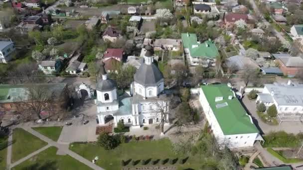 Droning Autour Une Église Chrétienne — Video