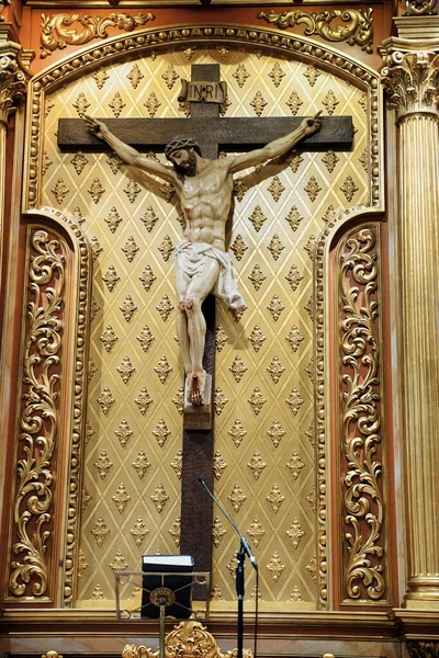 Crucifix Dans Église Mostoles Madrid Espagne Europe — Photo