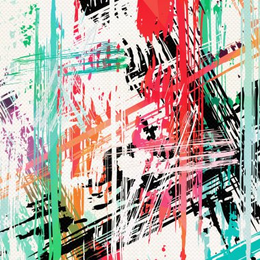 Graffiti bir siyah arka plan doku lekeleri