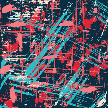 güzel renkli grafiti bir siyah arka plan vektör çizim hatları.