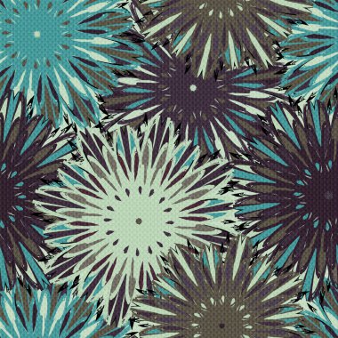 Seamless modeli. Vintage dekor elementleri illüstrasyon vektör