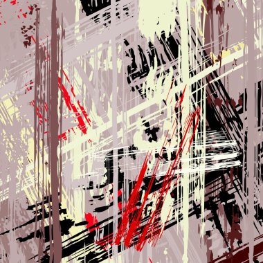 renkli bir arka plan üzerinde renkli çizgiler grafiti şekli