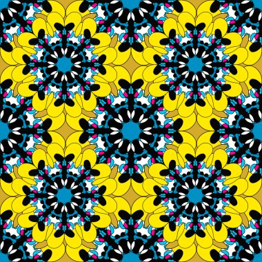 Mandala Dekoratif süsleme unsurları Islam Arapça Hint arka planlar