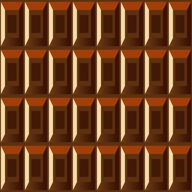 Koyu çikolata seamless modeli