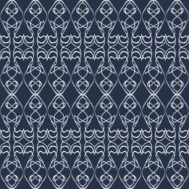 ince beyaz çizgiler vintage Dikişsiz desen vektör çizim