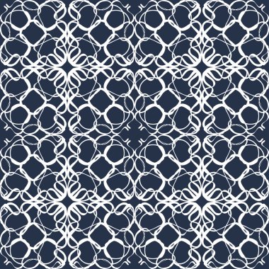 tek renkli vintage seamless modeli siyah bir zemin üzerine