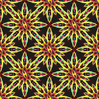 Mandala vintage dekor elementleri ile süsleme Renk Kartelası