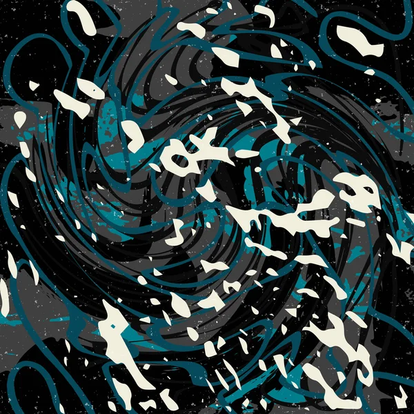 Hermosa ilustración abstracta de graffiti oscuro patrón vector — Archivo Imágenes Vectoriales