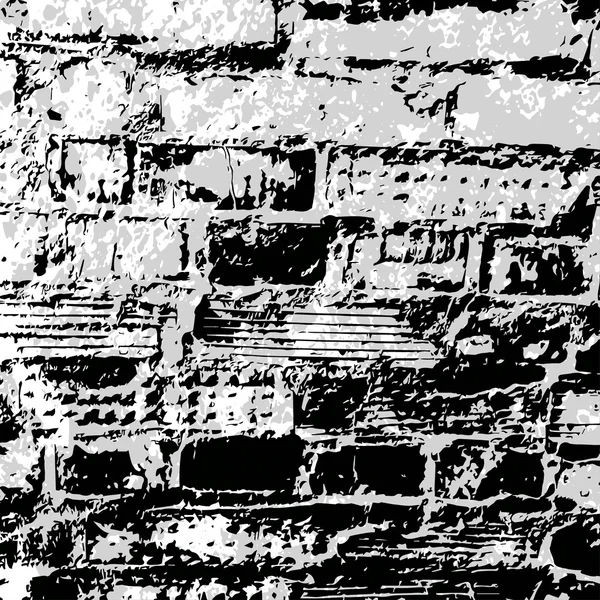 Mur de briques texture grunge — Image vectorielle