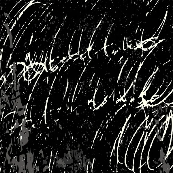 Ярко окрашенные линии Граффити на черном фоне векторная иллюстрация — стоковый вектор
