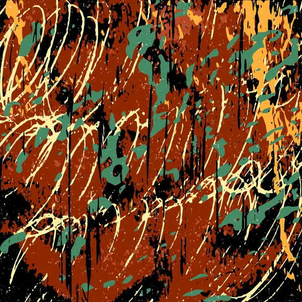 Vector graffiti abstracto oscuro ilustración de textura grunge — Vector de stock