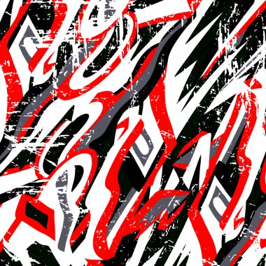 güzel grafiti grunge doku arka plan vektör çizim