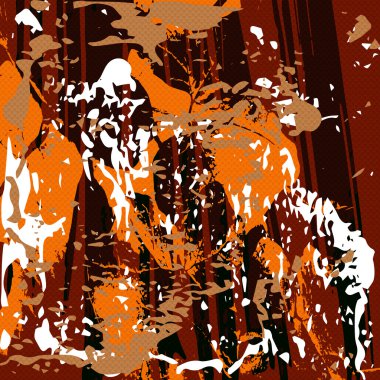 güzel renk soyut desen vektör çizim grafiti