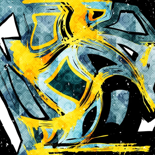 Culoare frumoasă model abstract vector ilustrare de graffiti — Vector de stoc