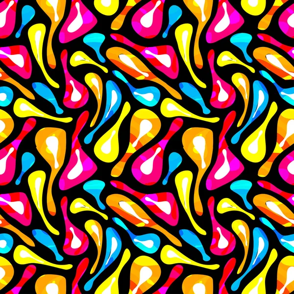 siyah bir arka plan üzerinde renkli grafiti soyut desen