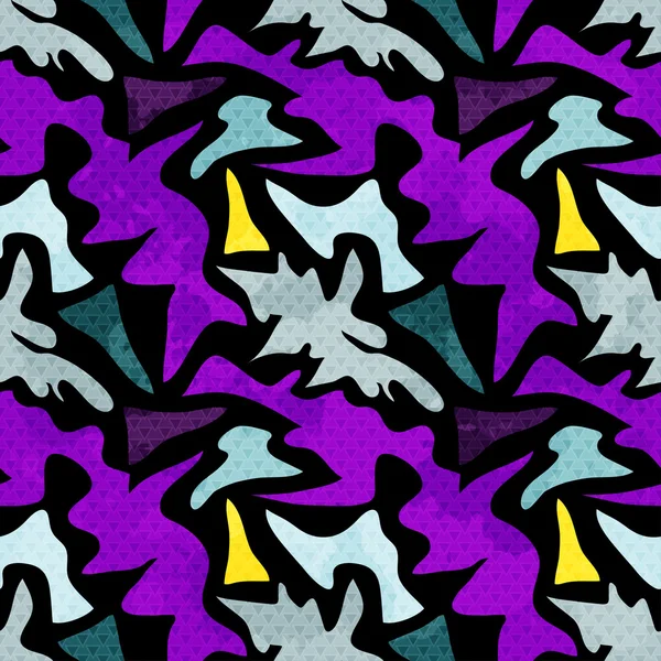 Renkli grafiti sorunsuz doku vektör çizim