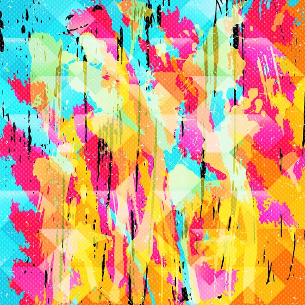 Krásné barevné abstraktní vzor vektorové ilustrace graffiti — Stockový vektor