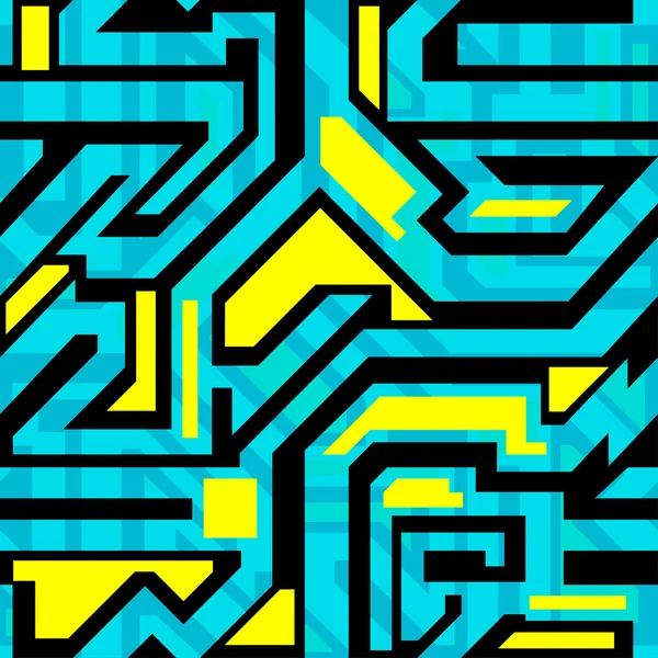 parlak grafiti geometrik seamless modeli grunge etkisi