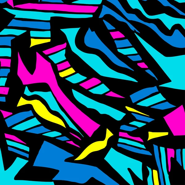 Grafite padrão abstrato colorido — Vetor de Stock
