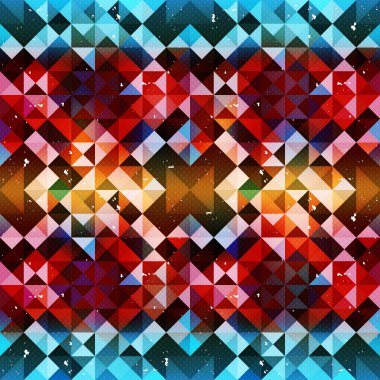 Güzel Dikişsiz desen renkli piksel