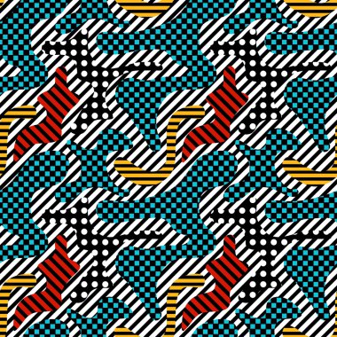 Grafiti geometrik arka plan vektör çizim