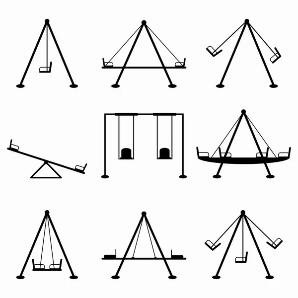 GUNGBRÄDA vektor illustration samling av symboler — Stock vektor