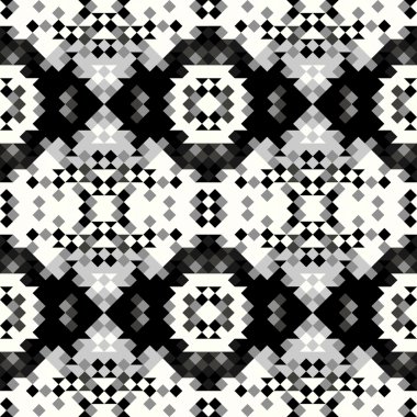 küçük piksel geometri seamless modeli