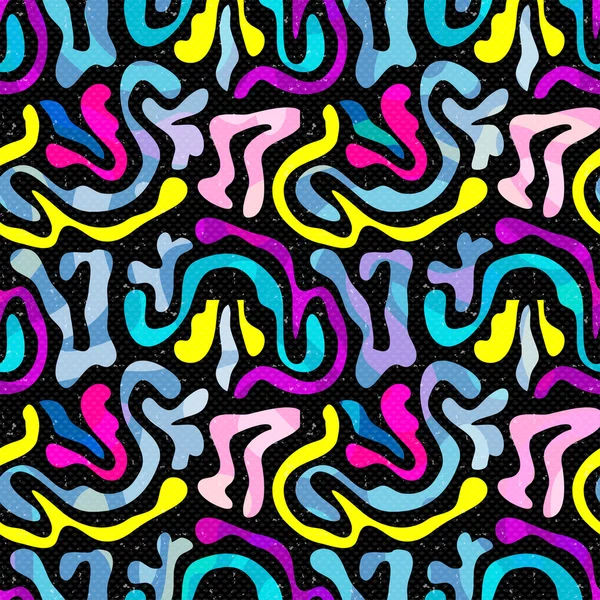 Grunge renkli grafiti seamless modeli