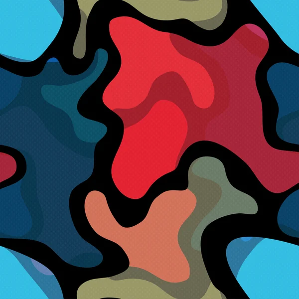 Grunge colored graffiti seamless pattern vector illustration — Stock Vector