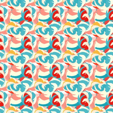 Grafiti parlak Dikişsiz desen beyaz arka plan vektör çizim üzerinde