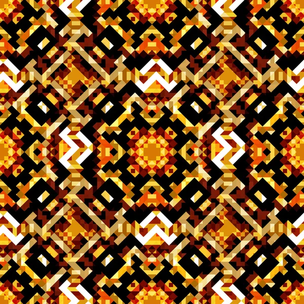 Fondo geométrico abstracto brillante de píxeles de colores — Archivo Imágenes Vectoriales
