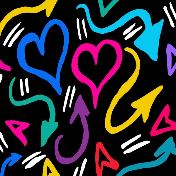 Bir arka plan siyah vektör çizim grafiti