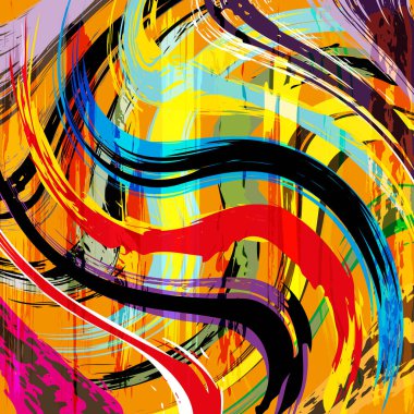 güzel geometrik arkaplan deseni graffiti tasarımı için nitel çizim