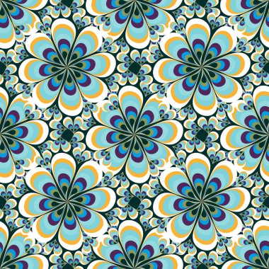 Parlak soyut geometrik seamless modeli grafiti tarzı. Kalite vektör çizim tasarımınız için