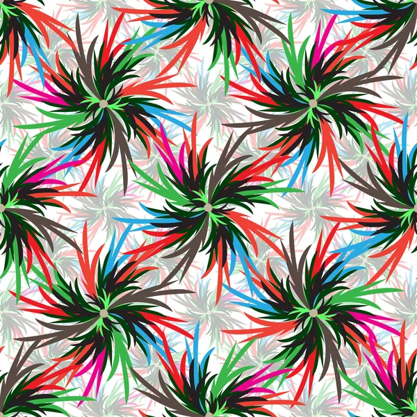 Blumen abstrakte Objekte schöne Farbe Hintergrund Vektor Illustration — Stockvektor