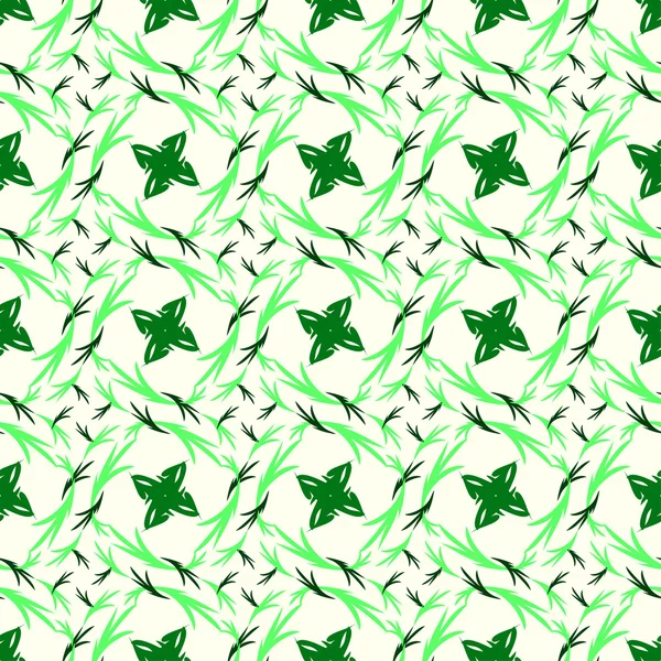 Hojas vector sin costura abstracta patrón de color de fondo — Vector de stock