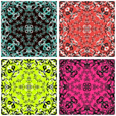 renk arka planda bir retro tarzı