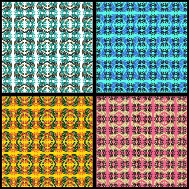 soyut nesneleri renkli arka plan vektör çizim