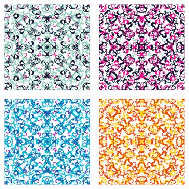 beautiful colored background collection of vector illustration