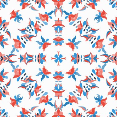 Beyaz arka planda güzel kırmızı çiçekler