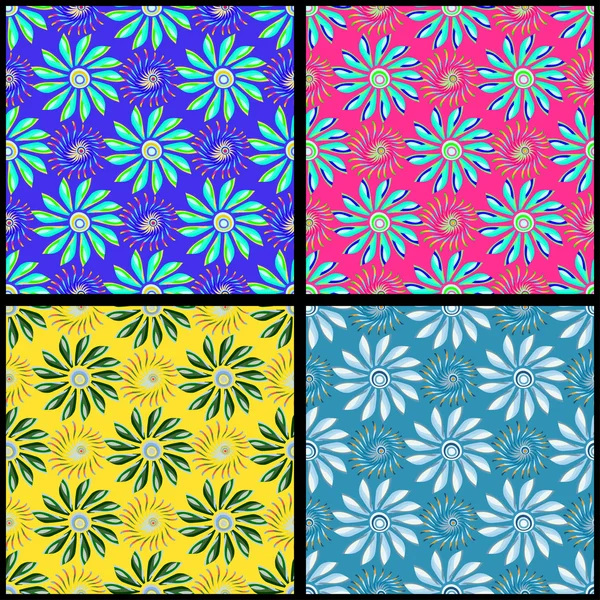 Abstract seamless vector pattern collection