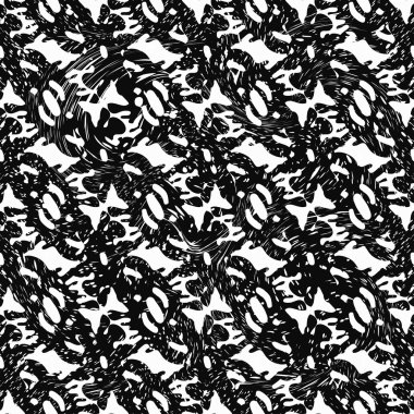 Klasik tarzda beyaz bir arka plan üzerinde güzel seamless modeli