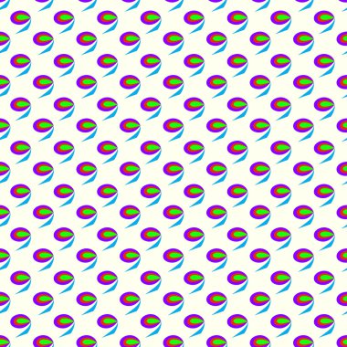 Beyaz arka plan vektör çizim üzerinde soyut seamless modeli